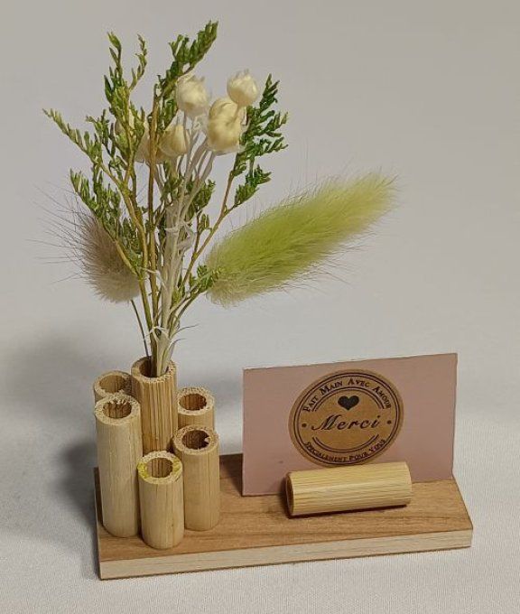 Marque place floral - Unakite