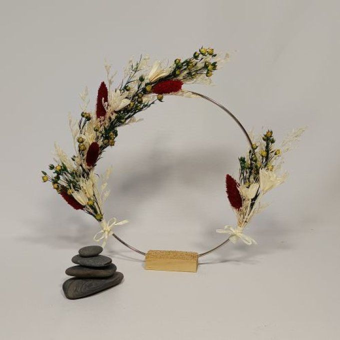 Cercle floral - Rhodolite