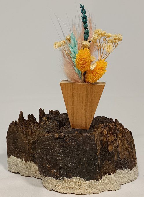 Magnet floral - Gypse