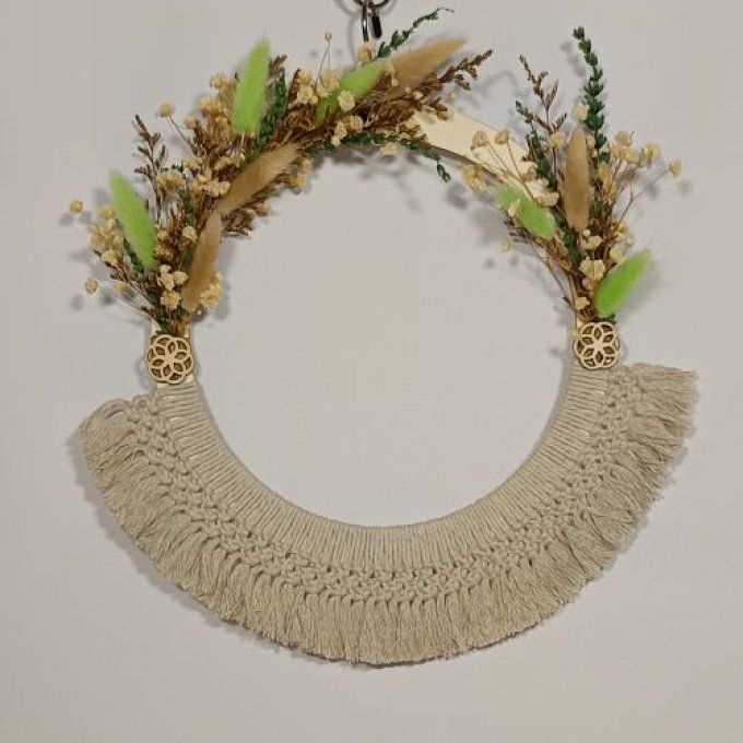 Couronne florale courte - Serpentine