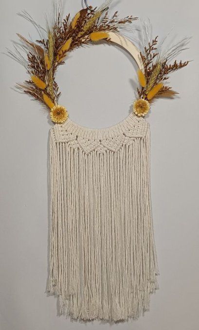 Couronne florale longue - Calcite