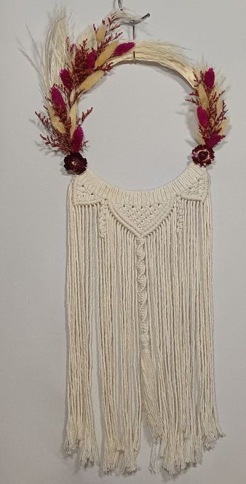 Couronne florale longue - Porphyre