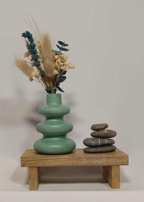 Vase floral - Malachite 