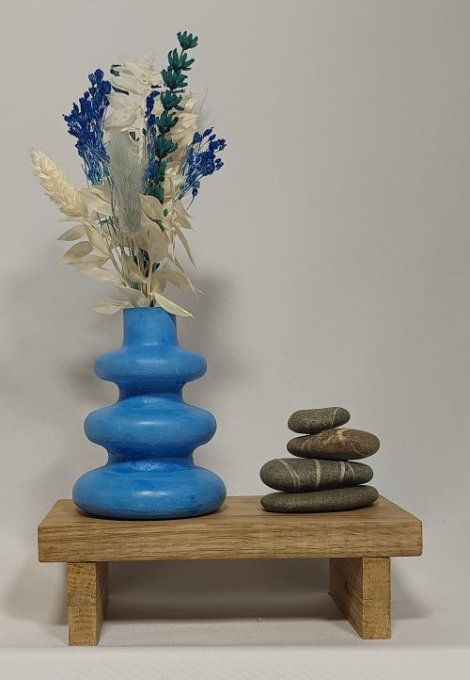 Vase floral - Azurite