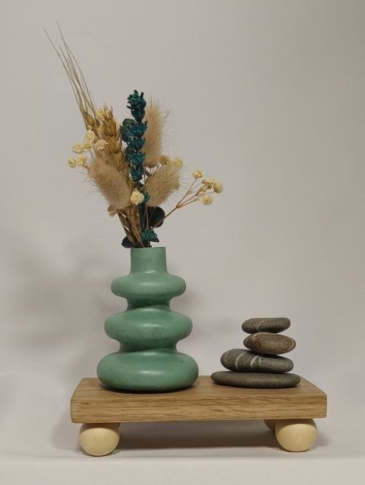 Vase floral - Malachite 