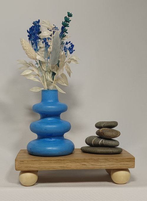 Vase floral - Azurite